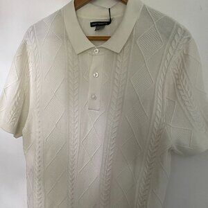 Men's French Connection SS Polo Large NWT